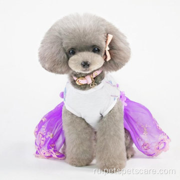 Летняя домашняя собака кошка весенняя принцесса платье
